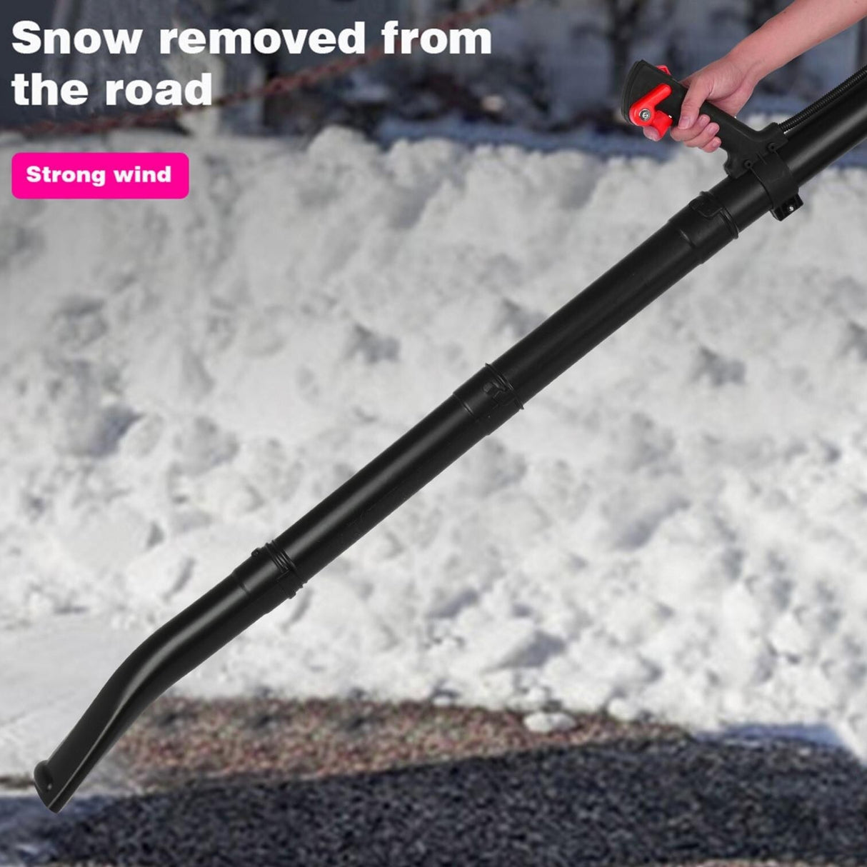 63cc 2-Cycle Gas Leaf Blower, 650 CFM Cordless Handheld Leaf Blower