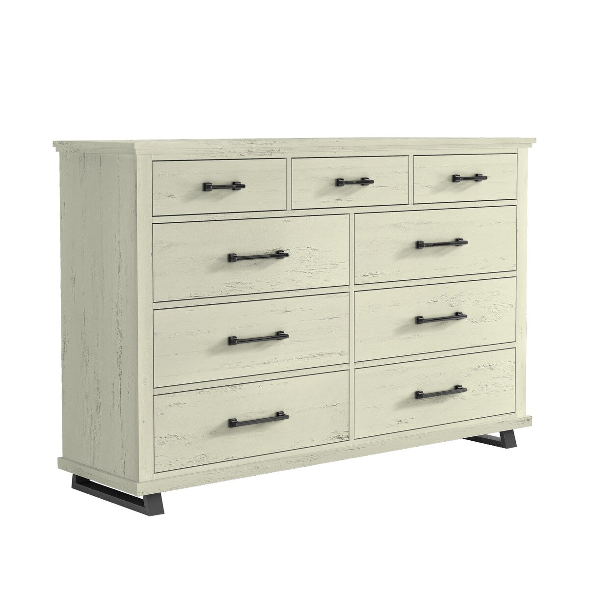 64 in. Wide 9-Drawer Dresser - Contemporary Design w/ Ample Storage