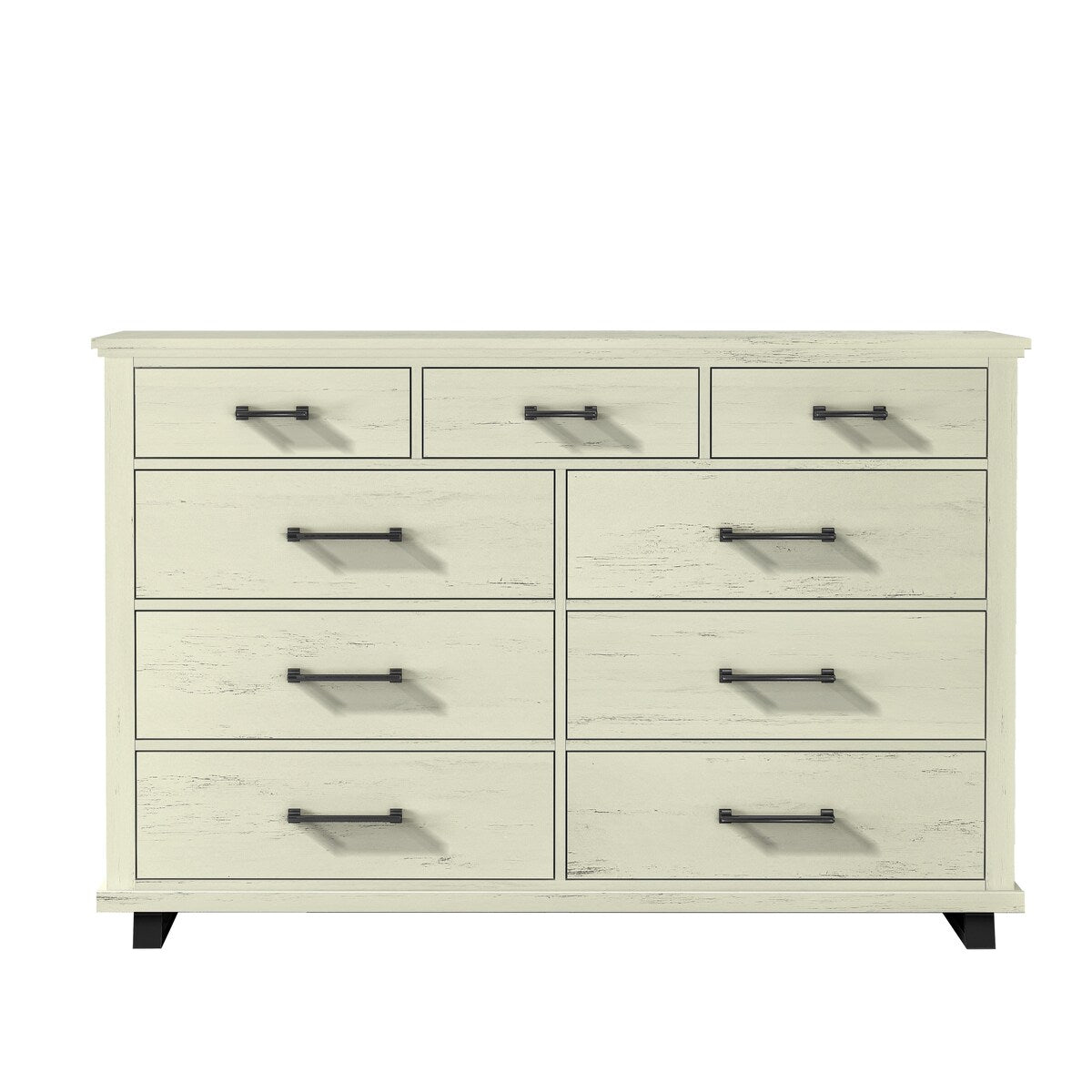64 in. Wide 9-Drawer Dresser - Contemporary Design w/ Ample Storage