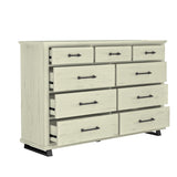 64 in. Wide 9-Drawer Dresser - Contemporary Design w/ Ample Storage
