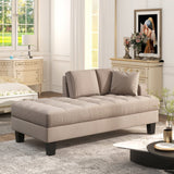 64" Fabric Chaise Lounge - 64.00" x 31.50"