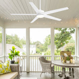 65-in Gold Color-changing Indoor Chandelier Ceiling Fan with Light and Remote (5-Blade)