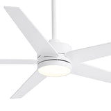 65-in Gold Color-changing Indoor Chandelier Ceiling Fan with Light and Remote (5-Blade)