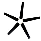 65-in Gold Color-changing Indoor Chandelier Ceiling Fan with Light and Remote (5-Blade)