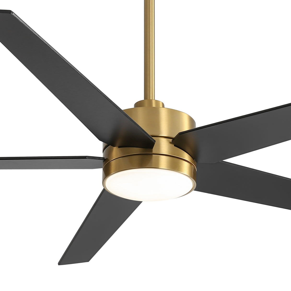 65-in Gold Color-changing Indoor Chandelier Ceiling Fan with Light and Remote (5-Blade)