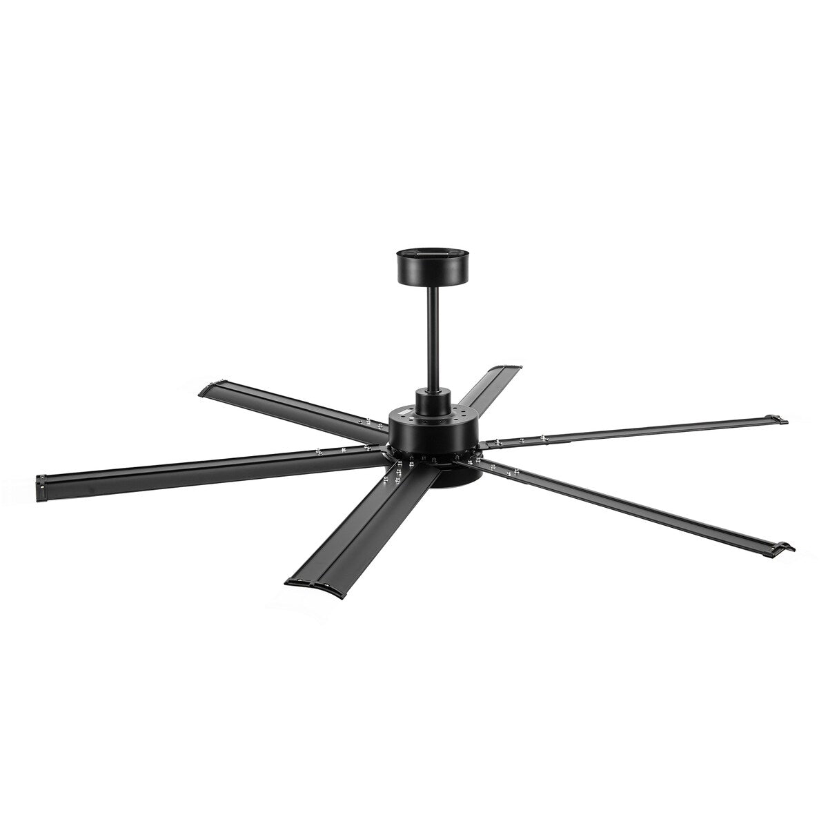 65-in Indoor Large LED Ceiling Fan with Light Remote (6-Blade)