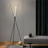 65" Metal Knox Tripod Floor Lamp