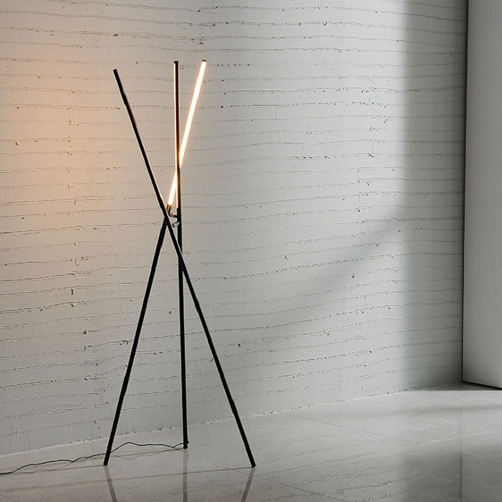 65" Metal Knox Tripod Floor Lamp