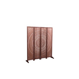65'' H Solid Wood Folding Room Divider