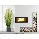 66-inch Tall Onion Grass with Twigs in Planter - OS