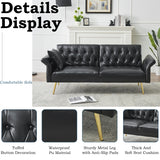 67.71'' Sofa Bed With Adjustment Armres and Backrest,3 Modes Convertible