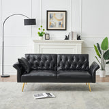 67.71'' Sofa Bed With Adjustment Armres and Backrest,3 Modes Convertible