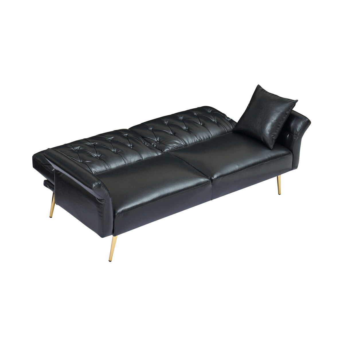 67.71'' Sofa Bed With Adjustment Armres and Backrest,3 Modes Convertible