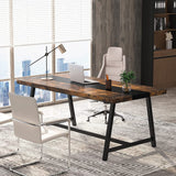 6FT Rectangle Conference Table, 70.9L Meeting Table for 6 People