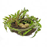 6" Bird's Nest and Greenery Table Décor - 6 in