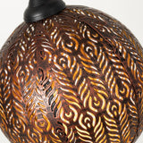 6" Hanging Sphere Solar Light, Copper