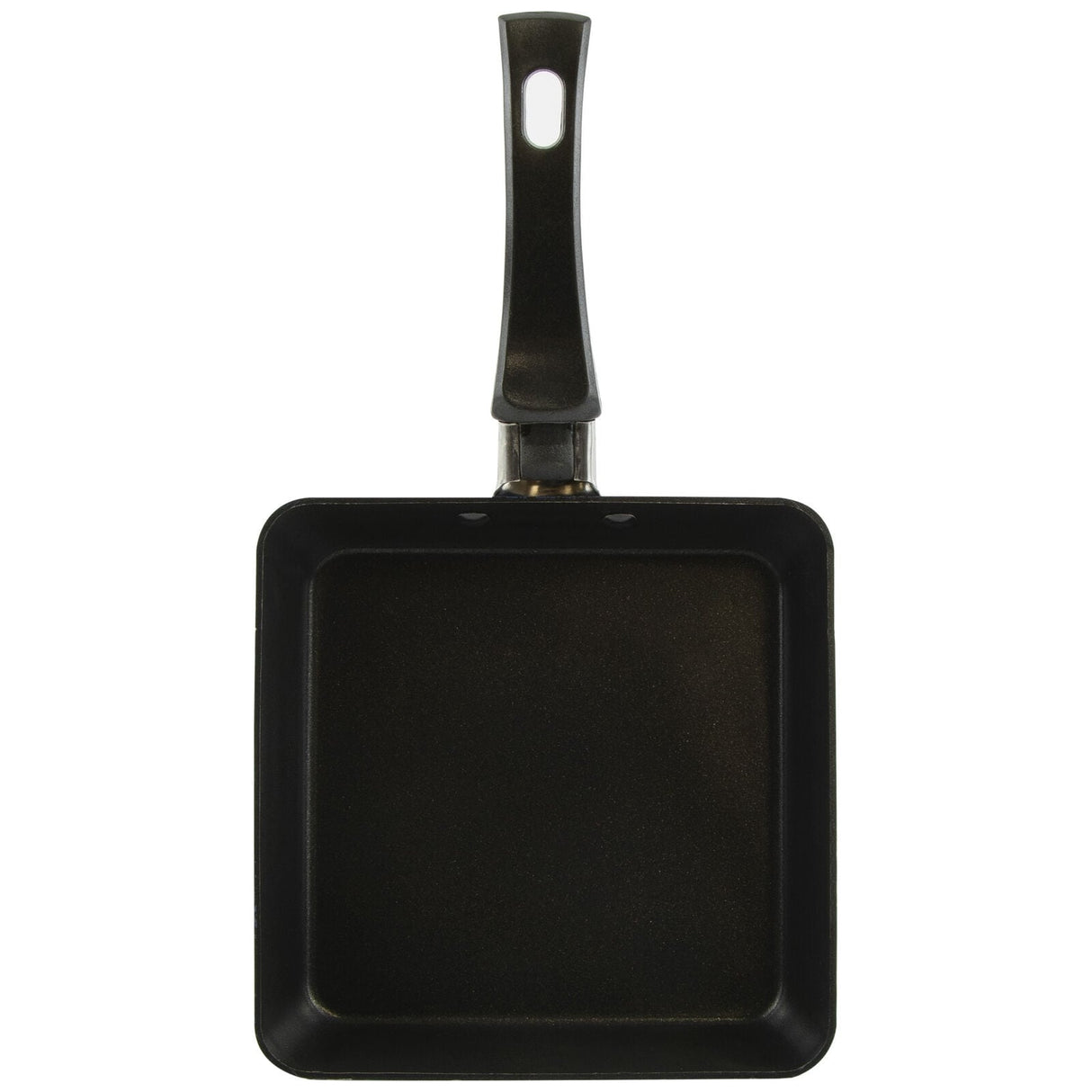 6" Square Non-Stick Mini Blue Frying Pan with Bonus 8" Spatula