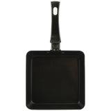 6" Square Non-Stick Mini Blue Frying Pan with Bonus 8" Spatula