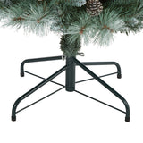 6' Frosted Tip British Columbia Mountain Pine Artificial Christmas Tree with 250 Clear Lights,