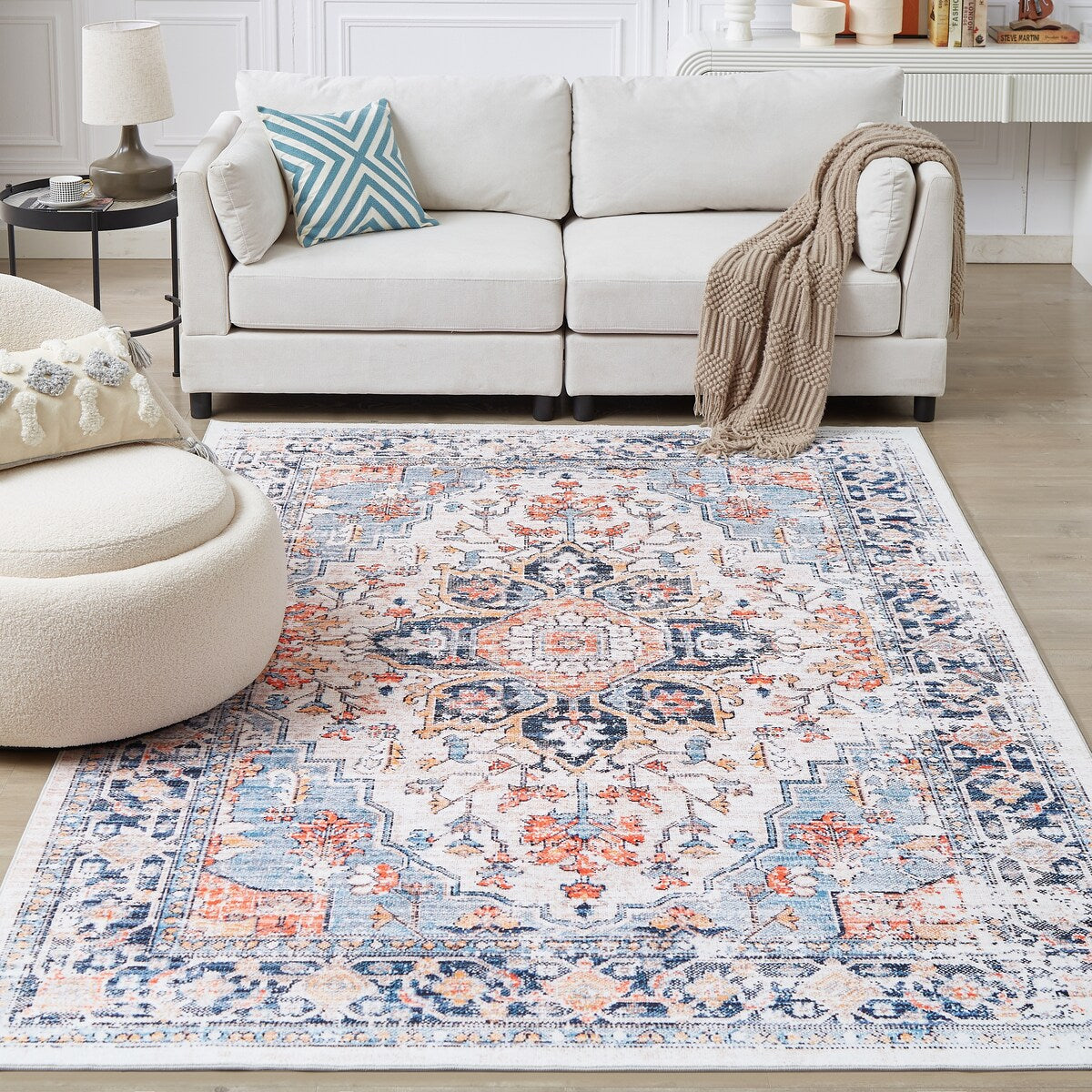 6' x 9'Pearl velvet Rug - 6' x 9'