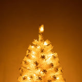 6ft Artificial Christmas Tree with 300 LED Lights and 600 Bendable Branches