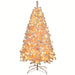 6ft Artificial Christmas Tree with 300 LED Lights and 600 Bendable Branches