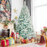 6ft Artificial Christmas Tree with 300 LED Lights and 600 Bendable Branches