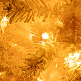 6ft Artificial Christmas Tree with 300 LED Lights and 600 Bendable Branches