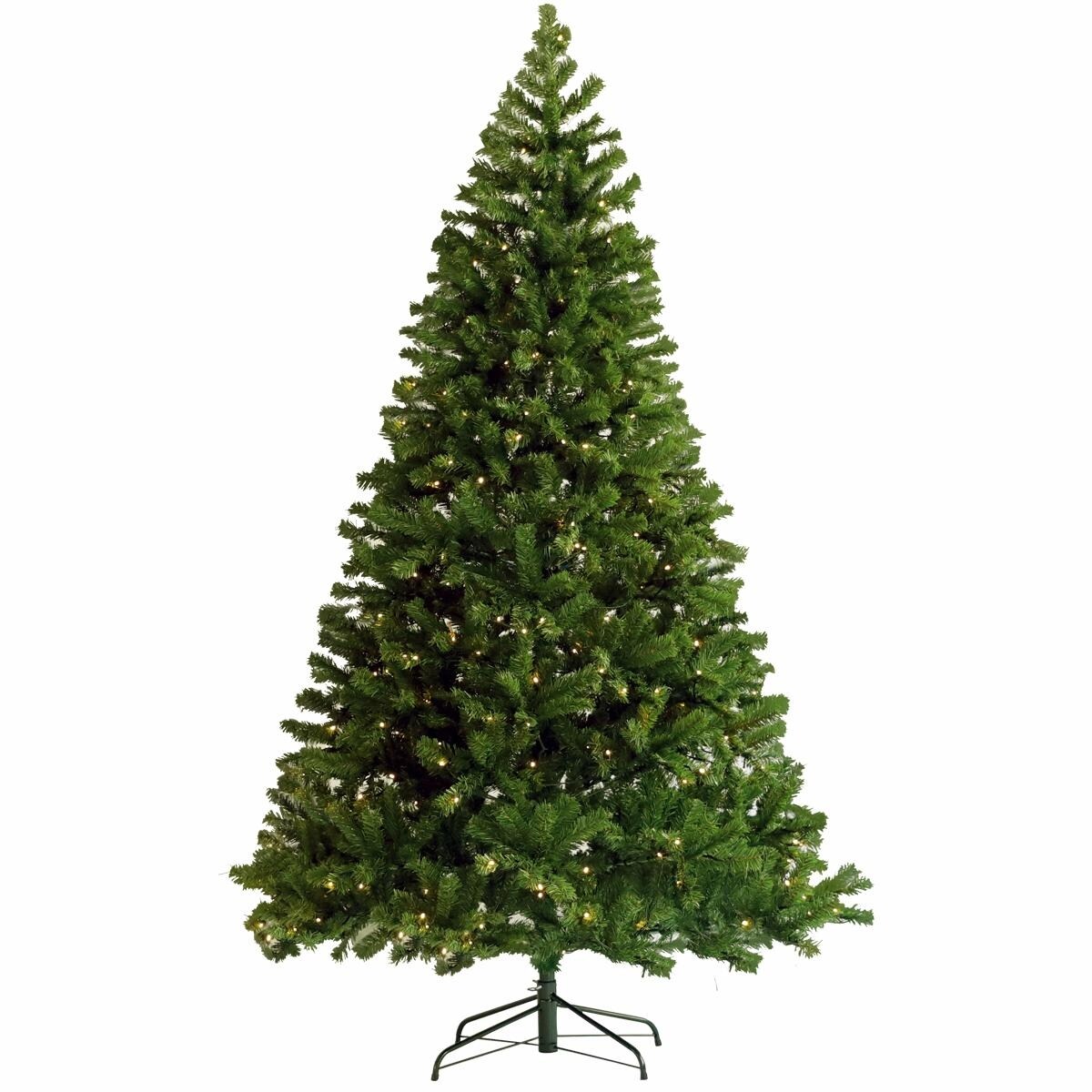 6ft Pre-Lit Artificial Christmas Tree with Foldable Stand