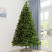 6ft Pre-Lit Artificial Christmas Tree with Foldable Stand