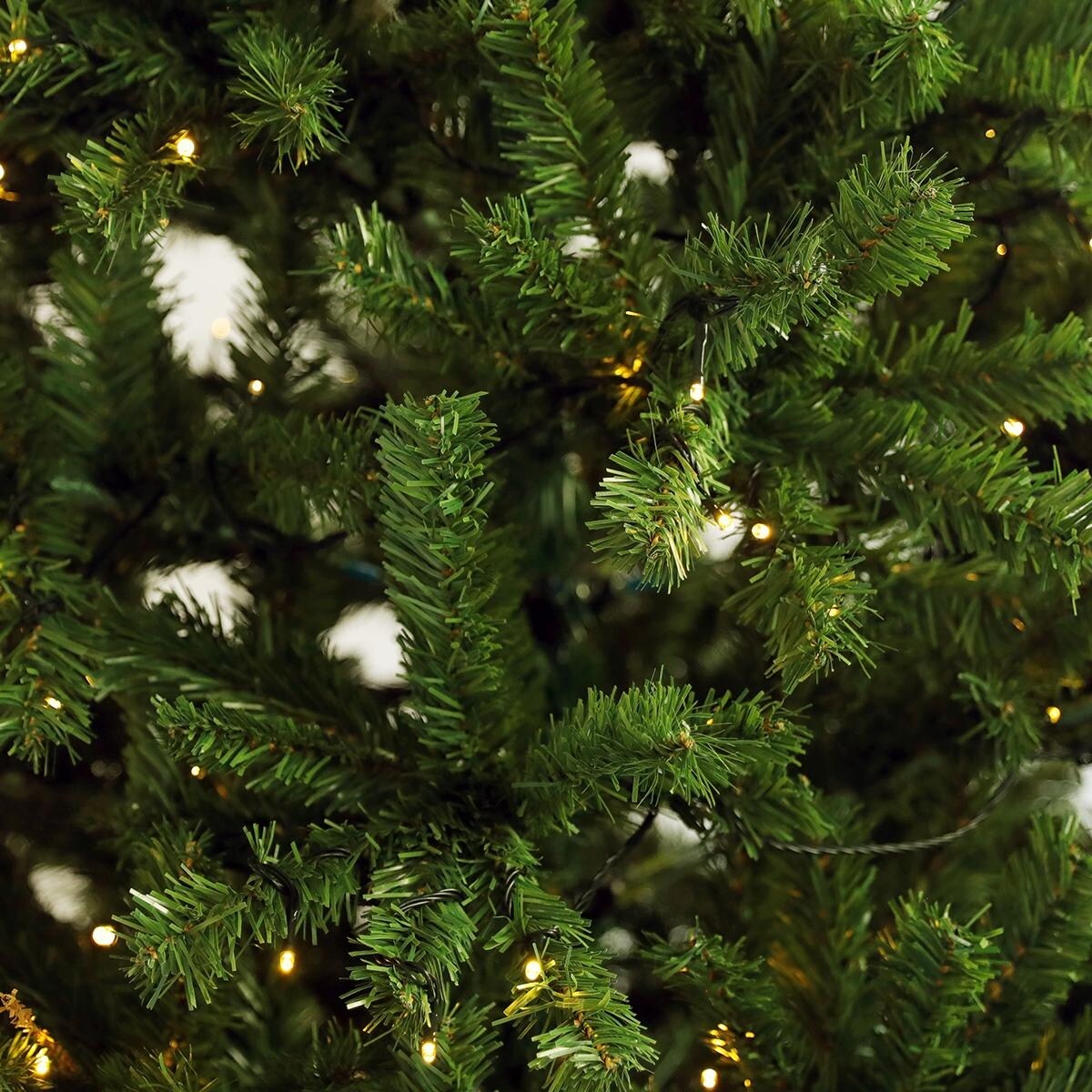 6ft Pre-Lit Artificial Christmas Tree with Foldable Stand