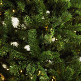 6ft Pre-Lit Artificial Christmas Tree with Foldable Stand