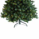 6ft Pre-Lit Artificial Christmas Tree with Foldable Stand