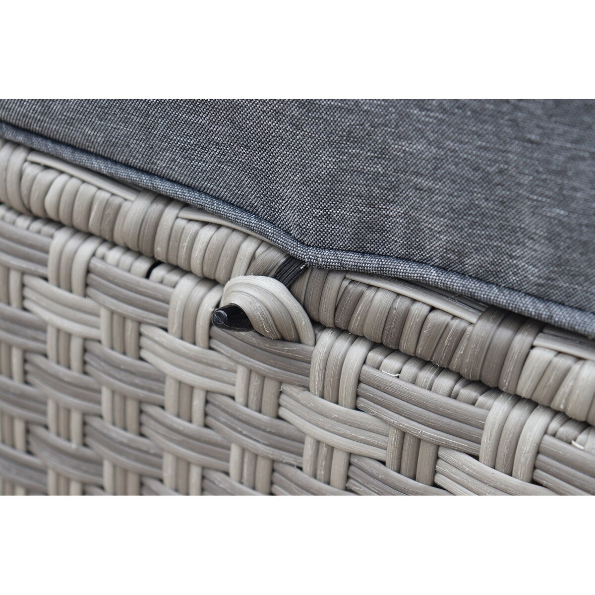 6pcs Outdoor PE Rattan Sofa Set with Removable Cushions