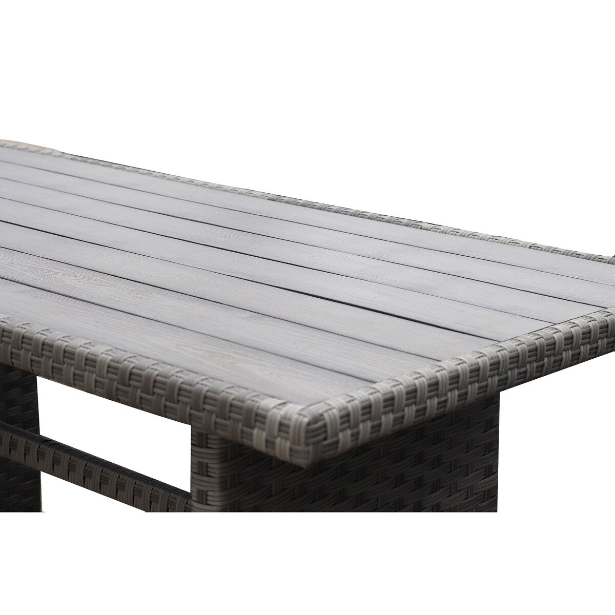 6pcs Outdoor PE Rattan Sofa Set with Removable Cushions