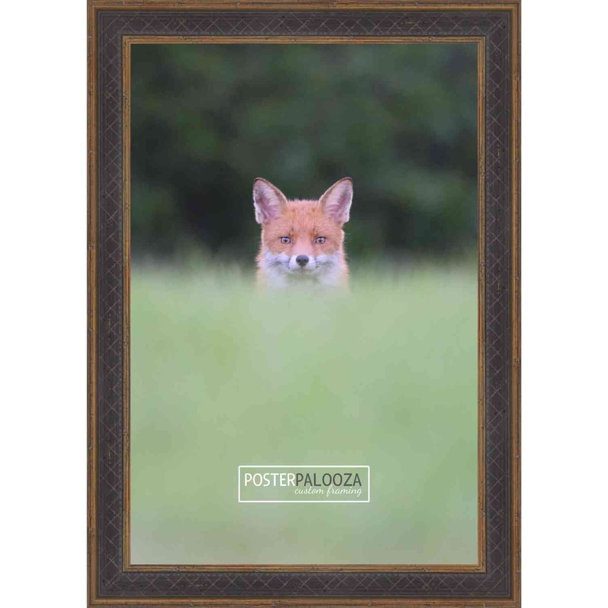6x10 Traditional Antique Gold Complete Wood Picture Frame with UV Acrylic, Foam Board Backing, & Hardware