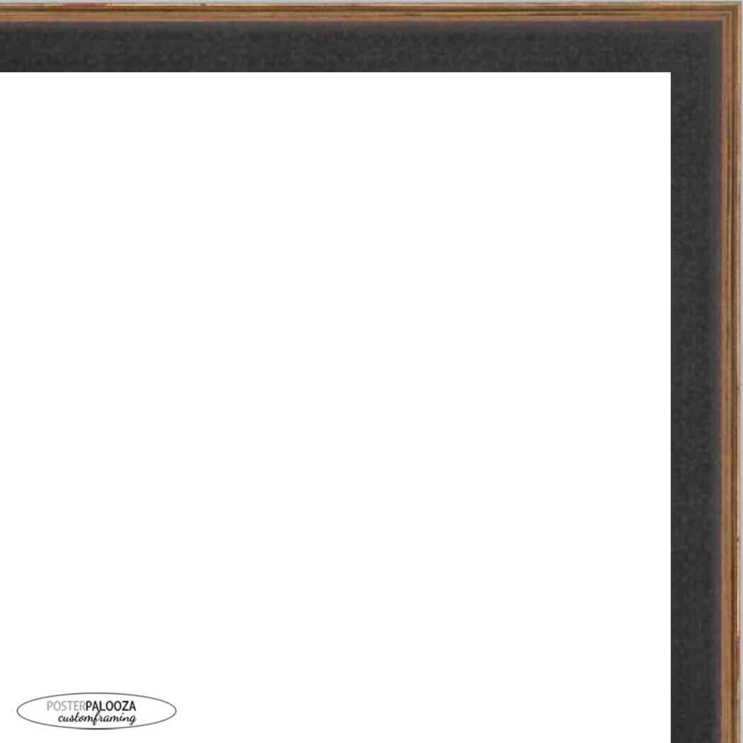 6x12 Traditional Complete Wood Picture Frame with UV Acrylic, Foam Board Backing, & Hardware