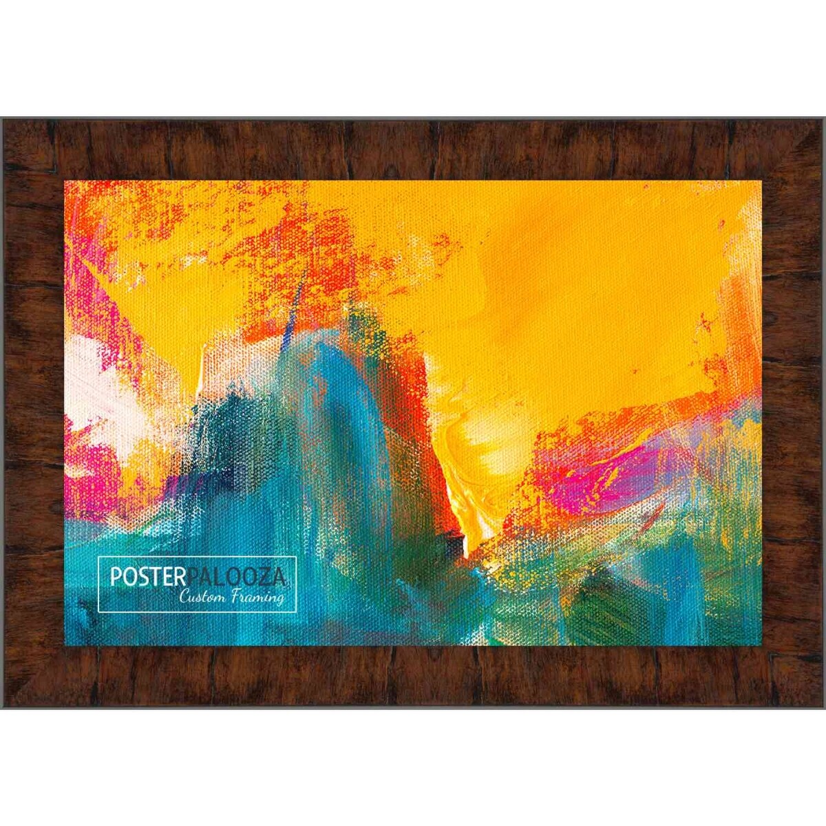 6x12 Walnut Shadowbox Frame - Interior Size 6x12 by 1 Inch Deep - This Walnut Frame Is Made to Display Items Up To 1 Inch Deep