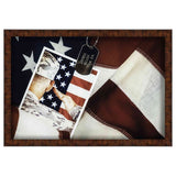 6x12 Walnut Shadowbox Frame - Interior Size 6x12 by 1 Inch Deep - This Walnut Frame Is Made to Display Items Up To 1 Inch Deep
