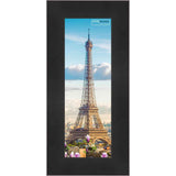 6x18 Contemporary Black Complete Wood Picture Frame with UV Acrylic, Foam Board Backing, & Hardware