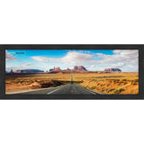 6x18 Traditional Black Complete Wood Picture Frame with UV Acrylic, Foam Board Backing, & Hardware