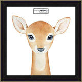 6x6 Contemporary Black Complete Wood Square Picture Frame with UV Acrylic, Foam Board Backing, & Hardware