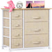 7 Drawer Fabric Dresser Storage Tower