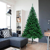 YANSUN 7 FT Premium Artificial Christmas Tree Full Bodied Lightweight Christmas Tree with Metal Stand for Christmas - 82.68 in.