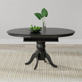7-Piece Dining Set, Oval Butterfly Leaf Table and Cross Back Chairs