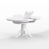 7-Piece Dining Set, Oval Butterfly Leaf Table and Cross Back Chairs