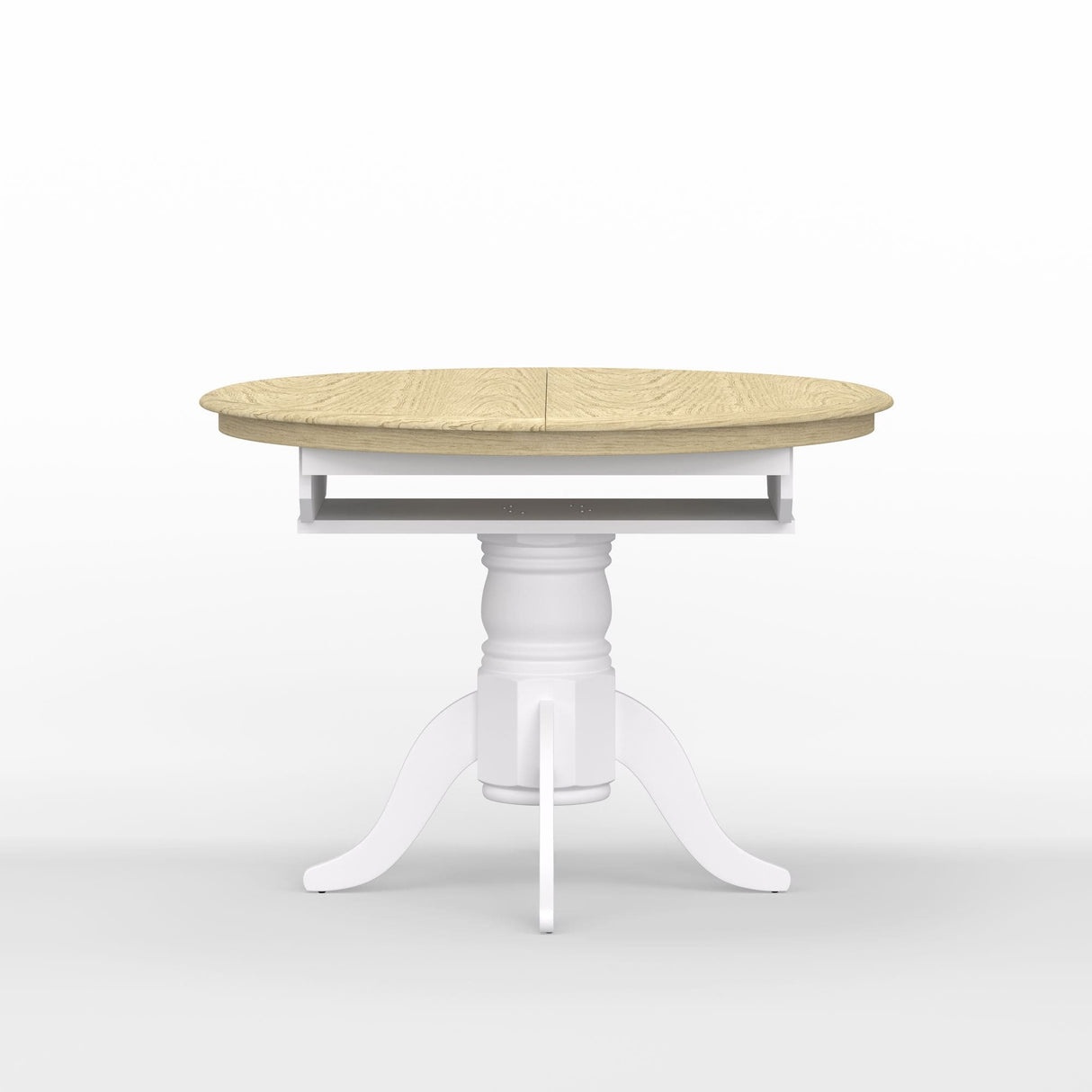 7-Piece Dining Set, Oval Butterfly Leaf Table and Cross Back Chairs