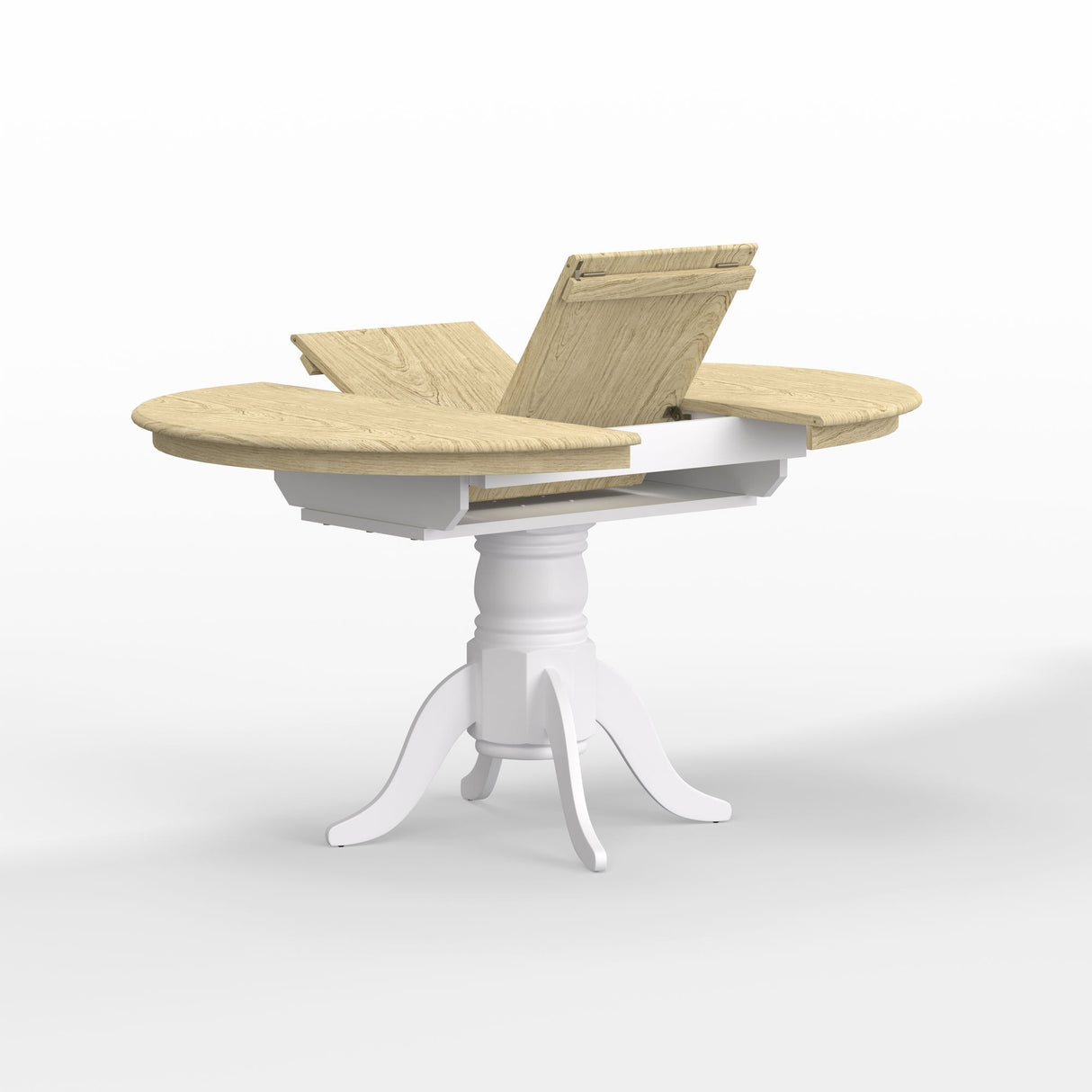 7-Piece Dining Set, Oval Butterfly Leaf Table and Cross Back Chairs