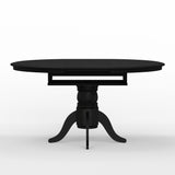 7-Piece Dining Set, Oval Butterfly Leaf Table and Cross Back Chairs