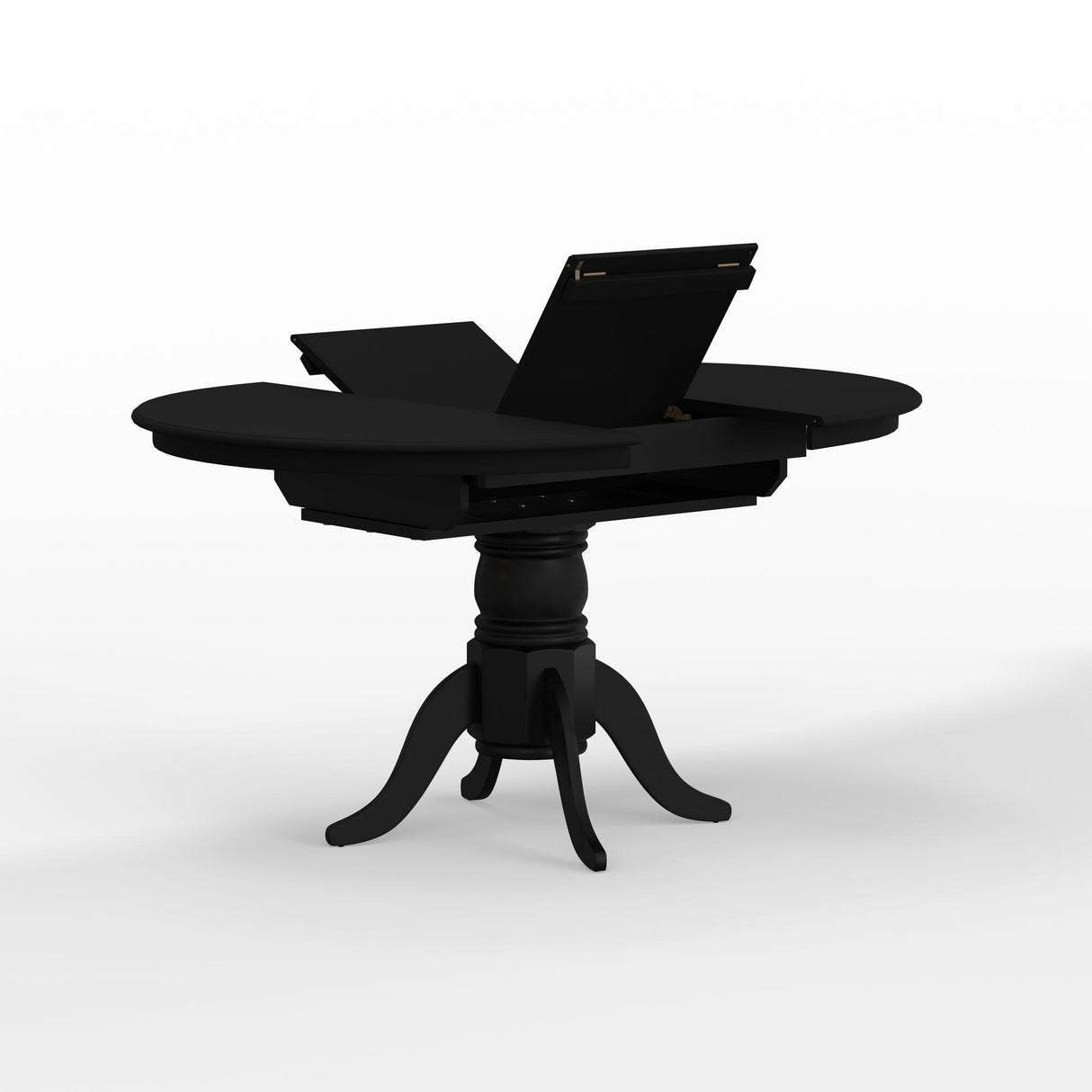7-Piece Dining Set, Oval Butterfly Leaf Table and Cross Back Chairs